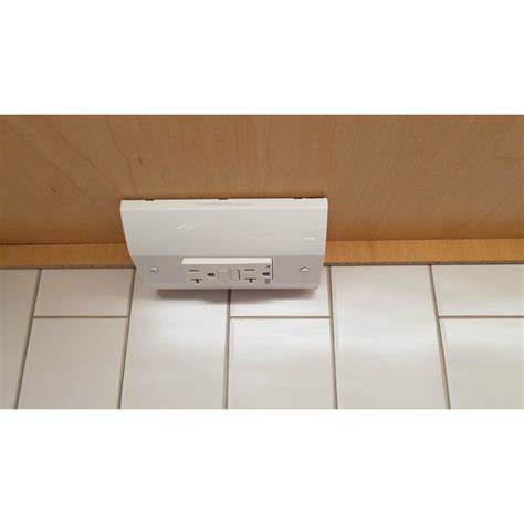 electrical box used on a cabinet|shallow electrical box under cabinet.